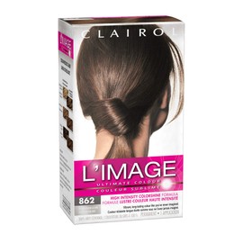 Clairol L'Image Permanent Hair Dye, 862 Medium Golden Brown Hair Color, 1 Count