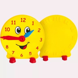Hacer y Aprender 2 Reloj Educativo De Plástico, 12.5cm. Matemático, Didáctico