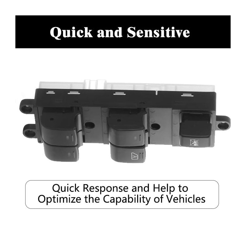 Wjelet Right Front Driver Seat Power Window Main Switch, 25401BB65B