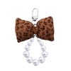 Sdopbinbin Leopard Print Bow Keychain for Purse Bag Accessories for