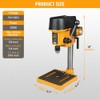 Hoteche Variable Speed Mini Benchtop Drill Press with 1/4-Inch Chuck,