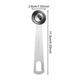 3 PCS Teaspoon Measuring Spoons, 5ml Measuring Spoons, Stainless Steel 1 Tablespoon Measuring Spoon, 1/3 Teaspoon Measure Scoop for Precise Cooking, Baking