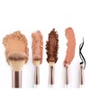 Brush Set Make-Up Luvia, Travel Set Macchiato, 5 Cosmetic Brushes