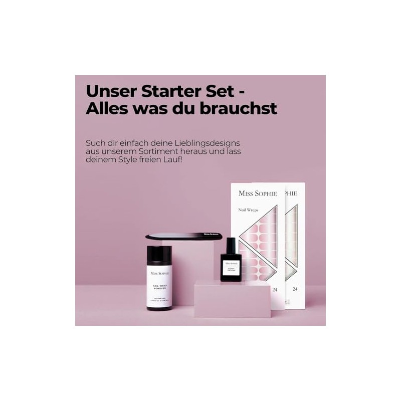 Miss Sophie Nagelfolie - Brick Red - Einfarbig, Rot, Nail