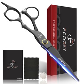 Professional Barber Hair Cutting Scissors Shears - 6.8" HIGH-END Extremely Sharp Haircut Scissors Professional Hairdressing Shears 440C Stainless Steel for Salon Home Stylists