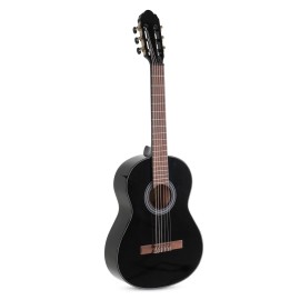 GEWA Student 3/4-Size Classical Guitar – Black High-Gloss Finish​
