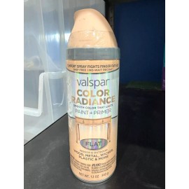 Valspar Color Radiance Coral Peach Flat 12 Oz Indoor Outdoor Wood Metal Spray P