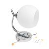 Mobestech Wall Light Modern Globe Lampshade LED Wall Sconce with
