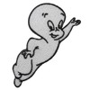 Casper The Friendly Ghost Flying 3" Wide Embroidered Patch