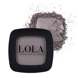 Lola Make Up by Perse Mono Eyeshadow with Natural Ingredients Vegan and Cruelty-Free Eye Makeup Palette High Coverage Satin Eye Shadow for Women, Brown Marl (020)