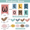 57pcs Boho Rainbow Welcome Banner Welcome Bulletin Board Set for