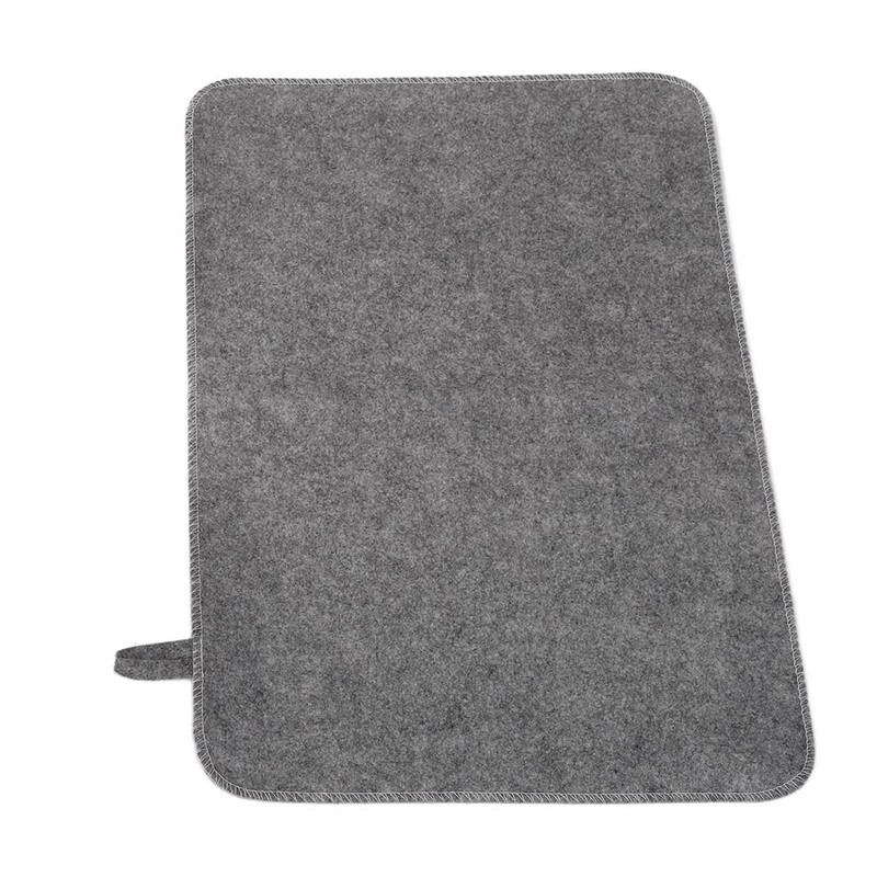 Sauna Mat, Felt Material Sauna Accessories Comfortable Shower Bath for