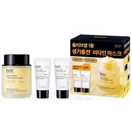 belif Super Knights Multi Vitamin Mask 75ml Set (+Multi Vitamin Mask 25ml*2ea) - [SET] 75ml+Mask 25ml*2ea