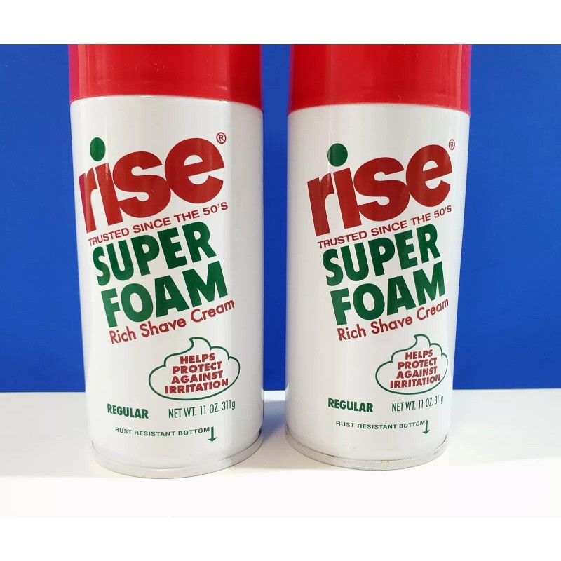 Rise 2 Pak New Old Stock RISE Shaving Cream 11