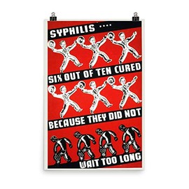 Vintage Poster - Syphilis 1645 - Premium Luster Photo Paper Poster (24x36)