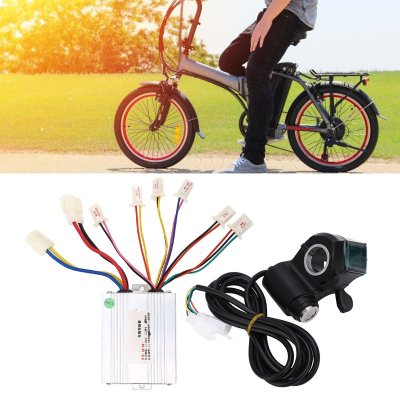 48V 500W Electric Bike Controller Thumb Throttle Set Electric Bicycle