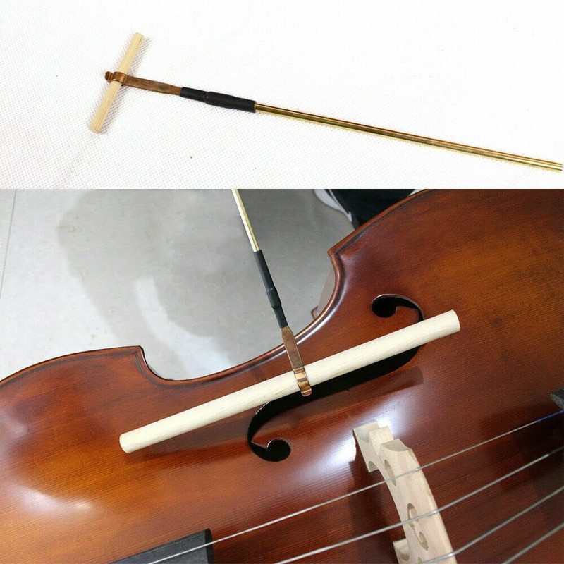 TUOREN Gold Violin Sound Post Tool Set Include S Style