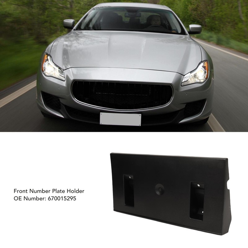 Front Number Plate Holder 670015295 License Plate Mounting Bracket for