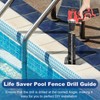 Pool Fence Drill Guide,Drill Guide with Bubble Level,Used to Install