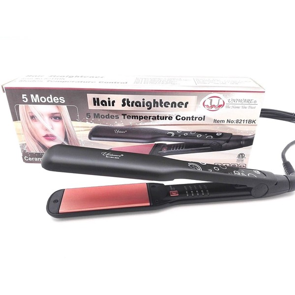 Hair Straightener With Golden Ceramic Coated Plate