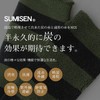 Sumiyarn Pile Socks, Border, Mokomoko Socks, Room Socks, Women's, Men's,