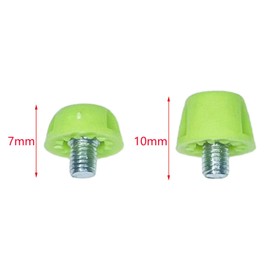 Amagogo 12x Soccer Studs Track Shoes Spikes Universal Firm Ground M5 Threaded Anti Slip Football Boot Studs for Indoor Outdoor Sports, Green