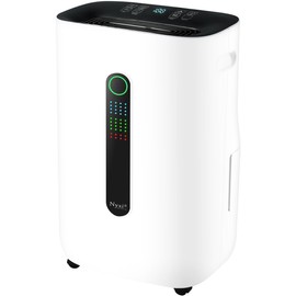 Nyxi 4,500 Sqft / 50 Pints Compressor Dehumidifier, Smart Digital Humidity Control, XL Water Tank 1.7 Gallon, Drain Hose Option, 24-Hour Timer, Removes Moisture for Home, Laundry, Office