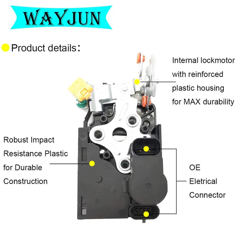 WayJun 15110641 Door Lock Actuator Front Left Driver for 1999-2007
