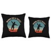 Slackline Obstacle Course Slacklining Board Slackliner Throw Pillow