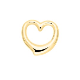 My Gold Verity Women's Heart Pendant (Without Chain) Genuine Yellow Gold 750 Gold (18 Carat) 13 mm x 12 mm Heart Pendant Gold Pendant, Yellow Gold, No Gemstone