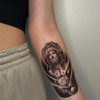 Oottati 2 Sheets Jesus Cross Moon Temporary Tattoos for Adults,