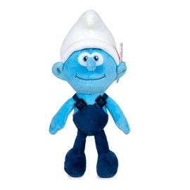Coccolotti The Smurfs Plush Toy, 20 cm, Super Soft, Builder Smurf Model, for Children from Birth, PUF313