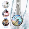 Vivid Dragonfly Glass Hanging Pendant Durable Window Ornament for Home