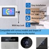 Thermostat Lock Box with 2 Keys Universal Clear Acrylic Plastic