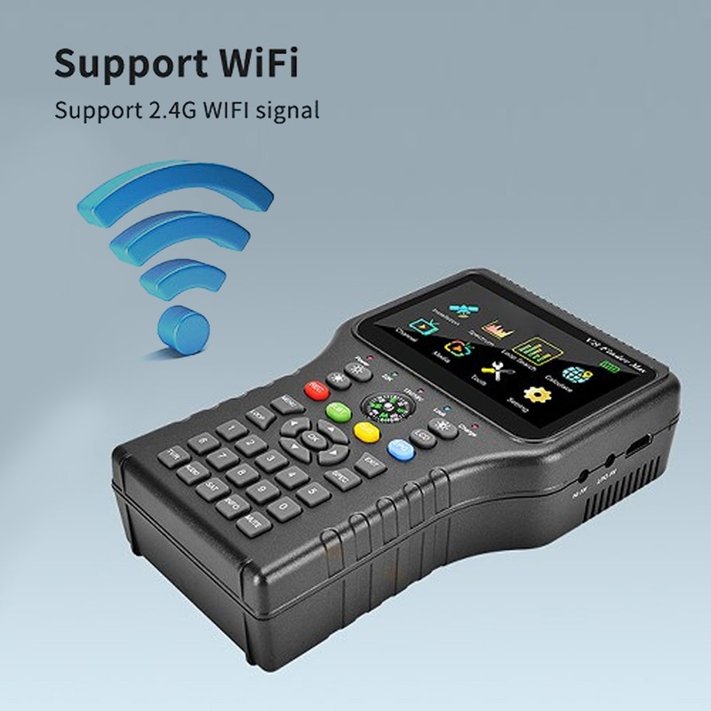 Satellite Finder with Compass Function 4000mAh 4.3in TFT LCD Display