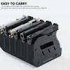 Gun Rack for 6 Handguns, Pistol Holder Organizer Accessories Gun