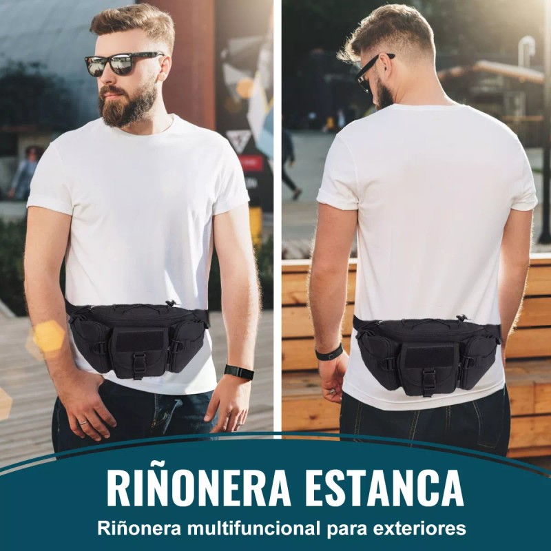 Deykay Cangurera Tactica Militar Impermeable Riñonera Deportiva