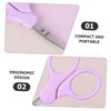 TOVINANNA Mini Eyebrow Scissors Durable Stainless Steel for Eyelash and