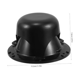 FUNOMOCYA 2 Inches Plastic Rv Roof Vent Hood Cover Camper Vent Cap for Motorhome Easy Install Rv Accessories