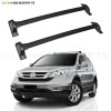 ZoneMotive FOR 07-11 HONDA CRV PAIR BLACK ALUMINUM ROOF RACK