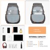 KONO Men's Backpack Portability Travel Backpack Waterproof with Adjustable Buckle