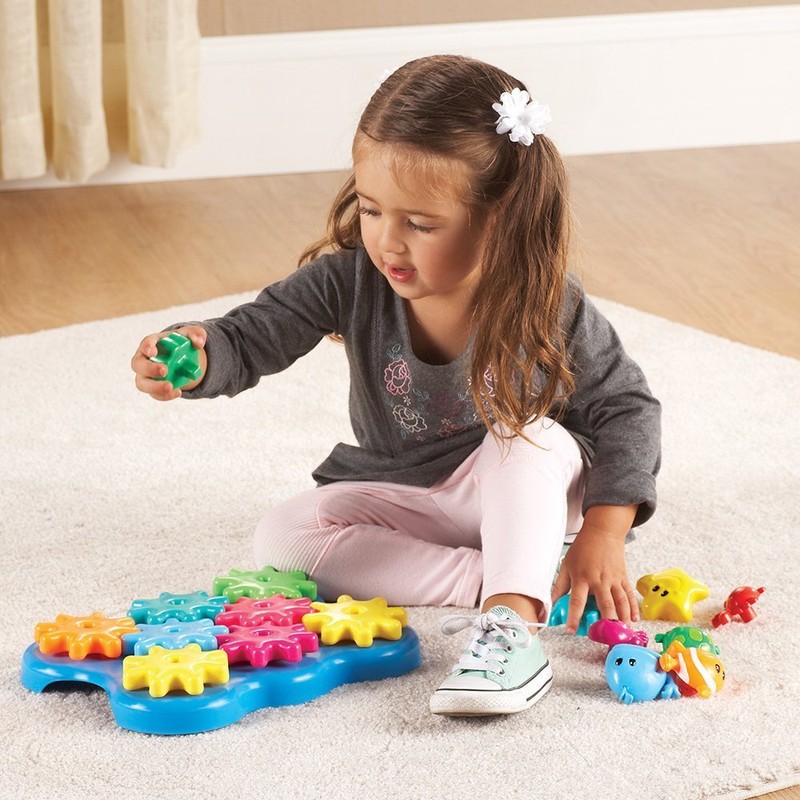 Learning Resources Ocean Wonders Build & Spin, Gears Toy &