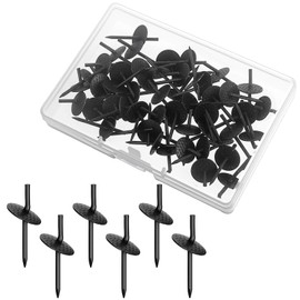 50 Pcs Picture Hanging Nails One Step Hangers Picture Hanger Pictures Frame Hangers Kit Iron Alloy Photo Frame Hanger Kit Pictures Hanging Tacks for Wood Hardware Mounting(20Ib)