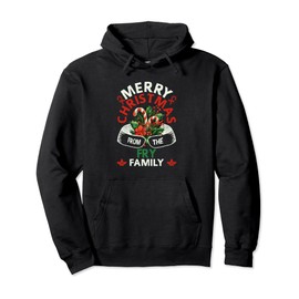Fry Family Christmas Costume Candy Cane Matching Xmas Party Pullover Hoodie