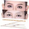 Baluue 1pc Golden Ratio Eyebrow Measuring Ruler Sliding Stainless Steel