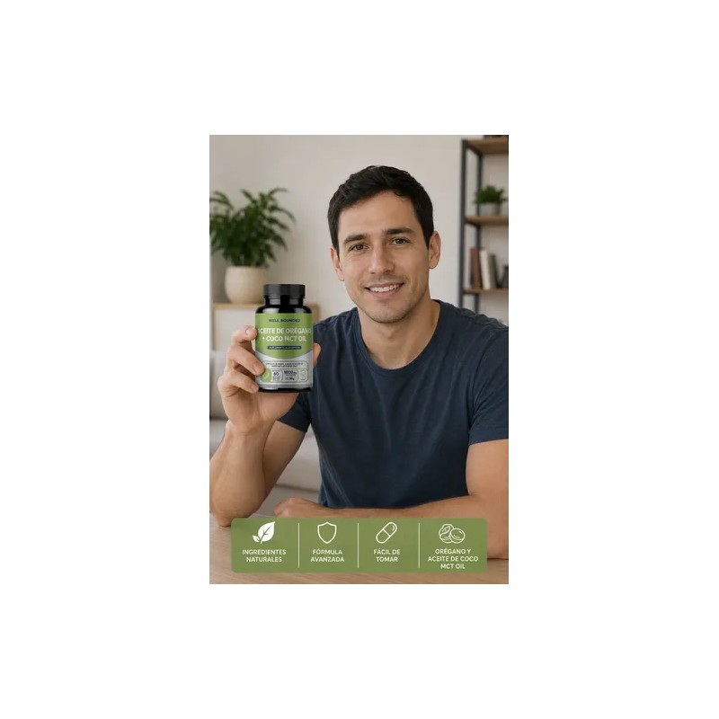 Aceite De Orégano Y Aceite De Coco Mct Oil Kit