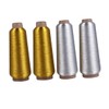 CORHAD 4 Rolls Metallic Embroidery Thread Gold Silver Cross Stitch
