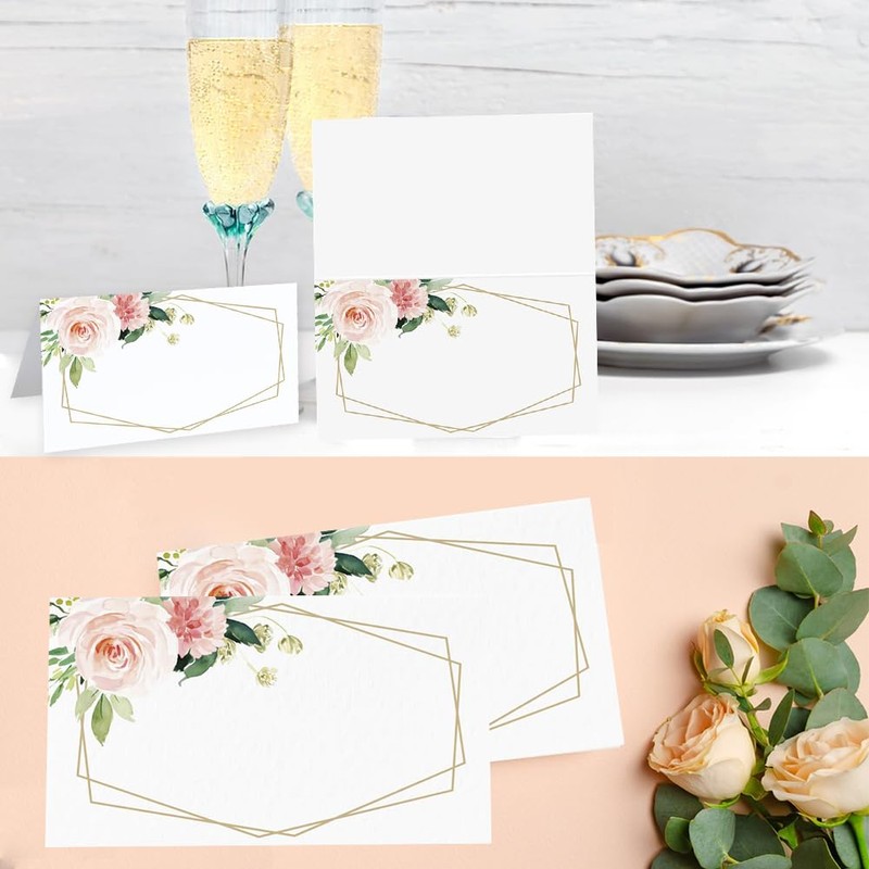 Pack of 50 Blank Postcards, White, Wedding, Banquet, Event, Sitting,