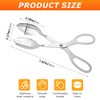 2 Pack Salad Tongs Food Grade 7.87 Inch Scissor Tongs