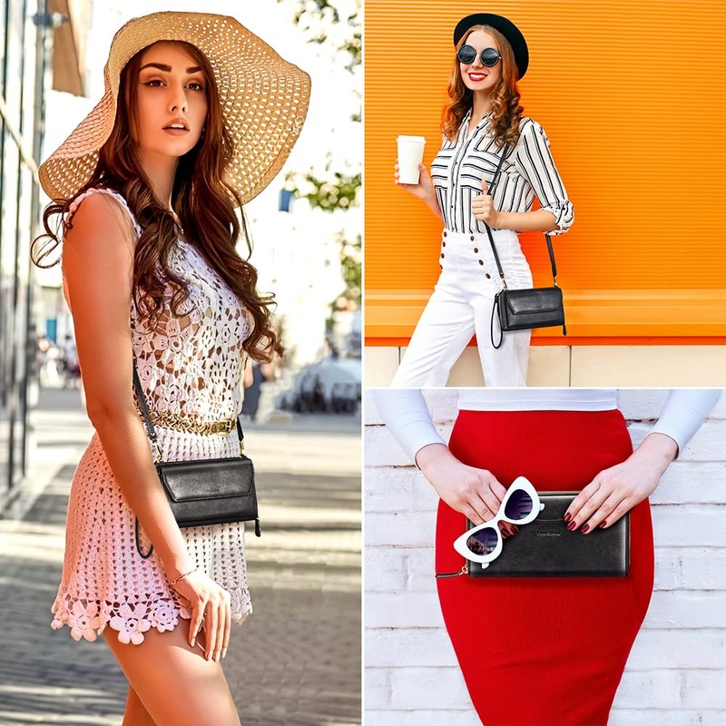 nuoku Wallets for Women Credit Card Slots with RFID Blocking